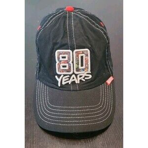 Disney Parks Marvel 80 Years Baseball Cap Hat Black Avengers Adjustable One Size
